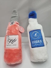 Zippy Paws Happy Hour Crusherz - Dog Puppy Squeaky Toy Set Of 2