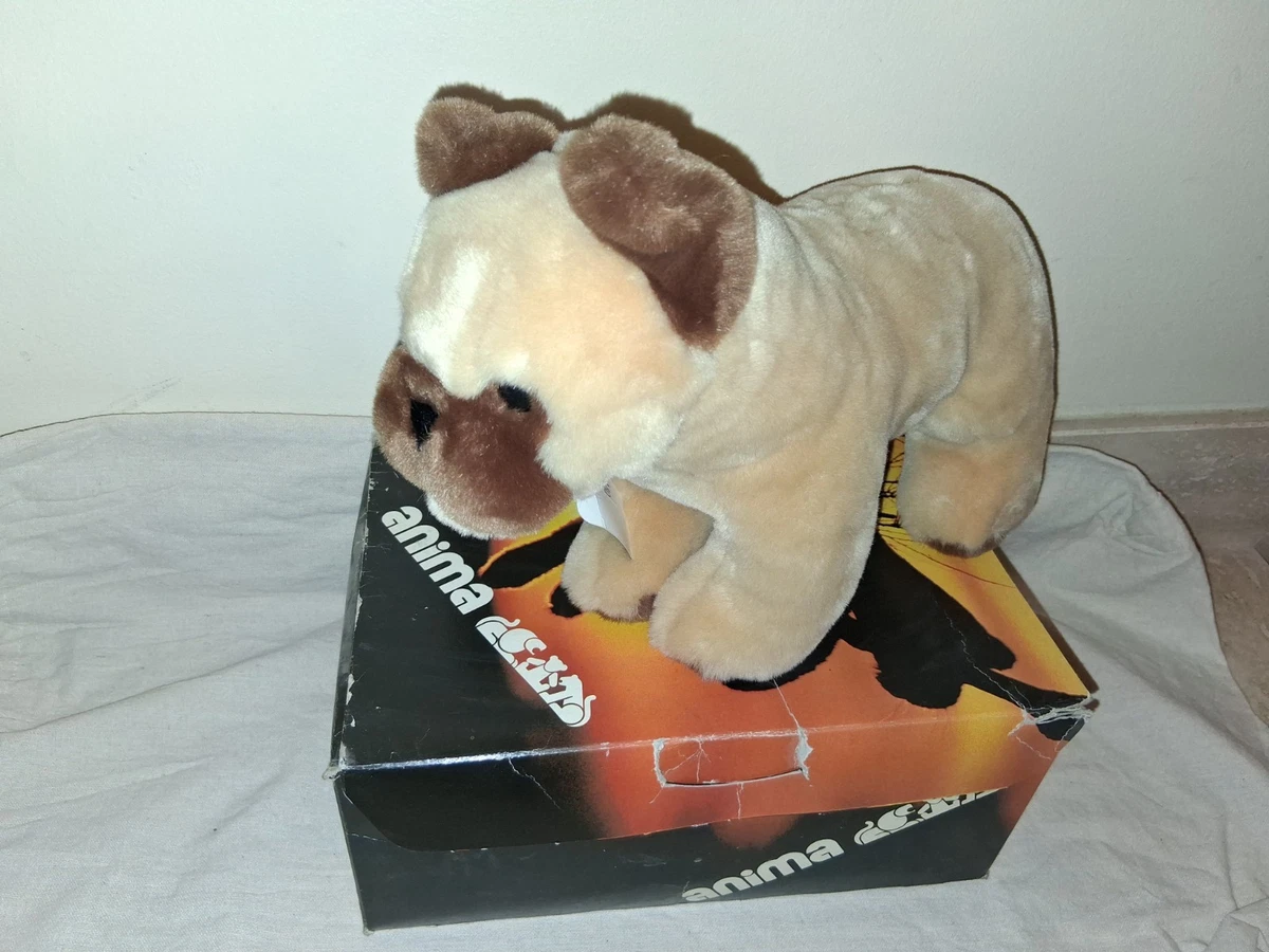 Lilizzhoumax Peluche Bouledogue Anglais 30 Cm – Simulation Réaliste, Poupée Douce Pour Enfants