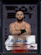 2025 Topps UFC Finest Mateusz Rebecki Auto Autograph #FA-MR