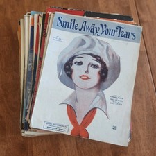 Lot of 70 Vintage Sheet Music and Music Books - 1900s to 1940s