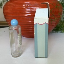 Glass Blue Collectible Decorative Bottles 1950-1959 Time Period