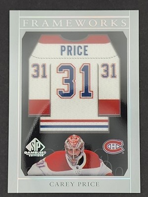 2020-21 Upper Deck SP Game Used - Frameworks Carey Price #F-CP (MEM)