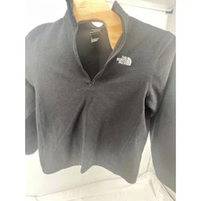 The North Face Fleece 1/4 Zip Pullover Black Men's L G