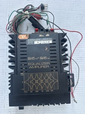Jet Sounds Graphic Equalizer Amplifier JS 214 Car Stereo Vintage Tested Works  