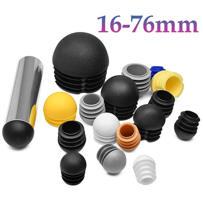#ad #ad Domed Round Plastic Blanking Plugs Bungs End Caps Tube Pipe Inserts Black White $52.85