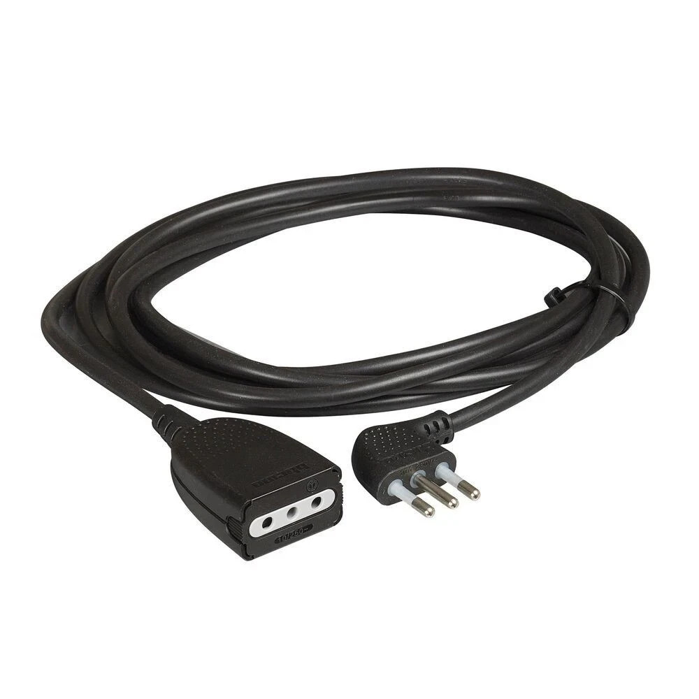 Bticino 2536n prolunghe e multiple 3 m 1 presa(e) ac interno nero - Immagine 2