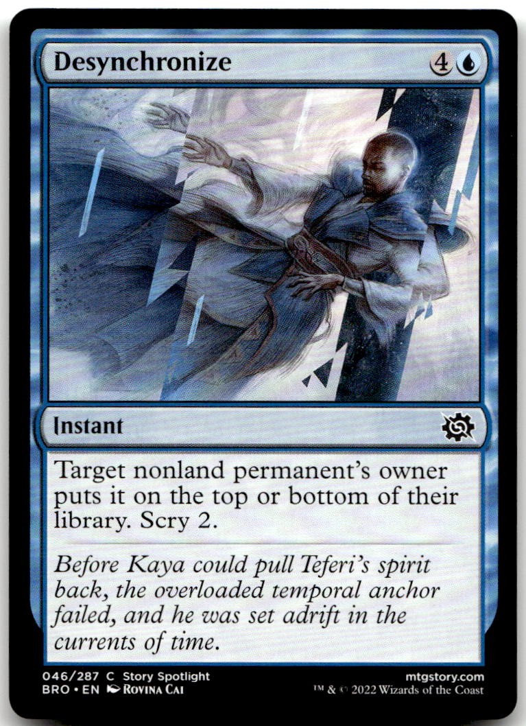 Desynchronize 46 Common The Brothers' War Magic: The Gathering Near Mint