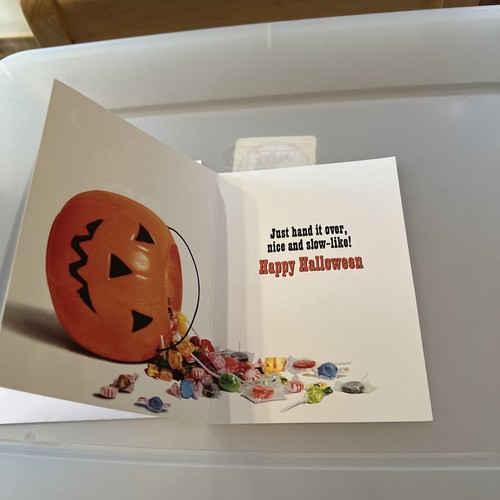 Halloween Greeting Card - Racoon Cowboy - Picture 3 of 3