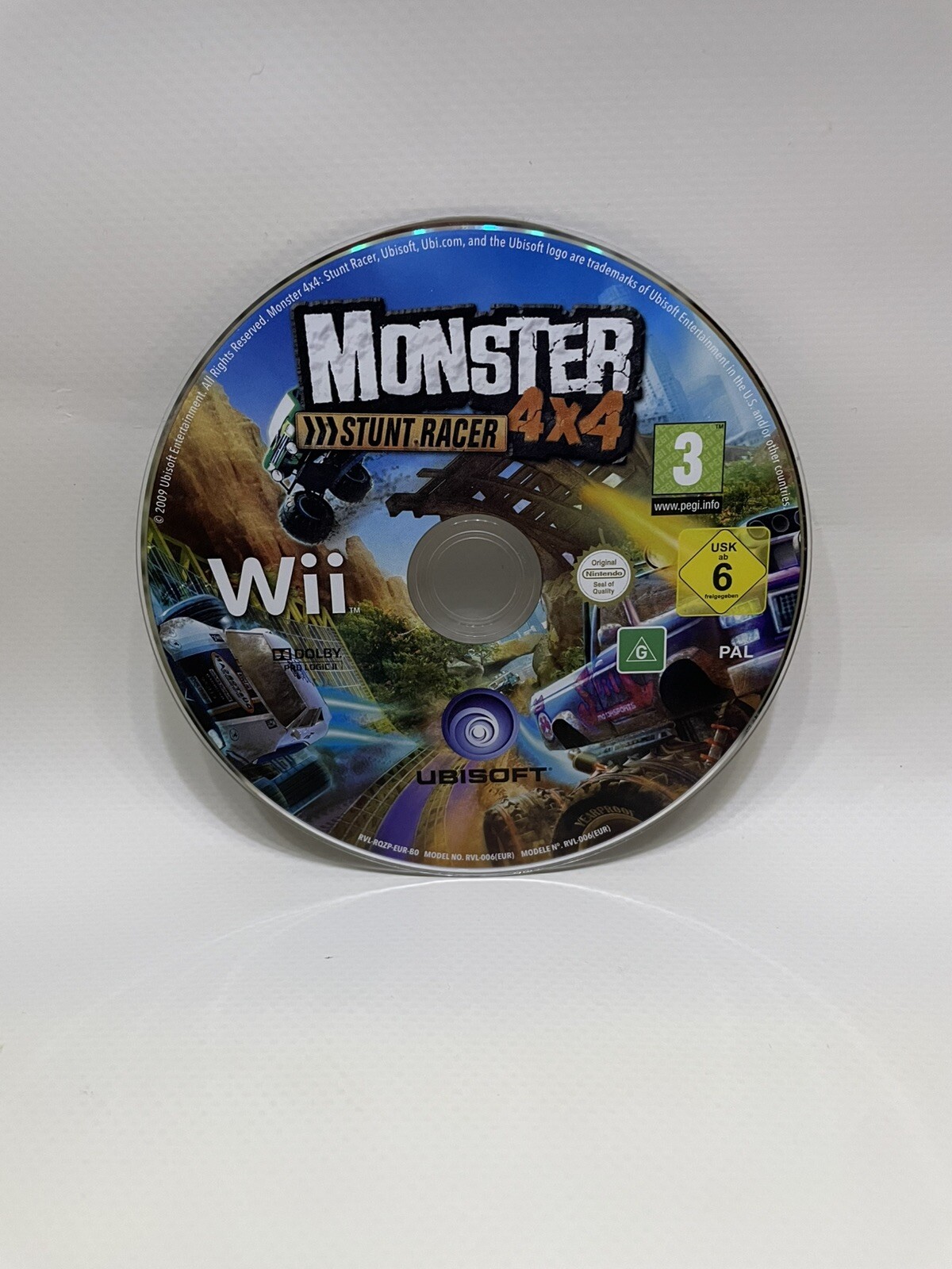 ✅Monster 4x4: Stunt Racer (Nintendo Wii 2009)**Disc Only**✅