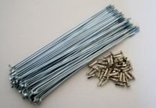 36pcs Bicycle Spokes 14G X 260MM UCP Steel Nipples Bikes Cycling New 