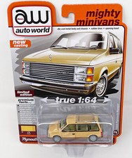 Auto World AW Mighty Minivans 1985 Plymouth Voyager Release 2 Version B Cream