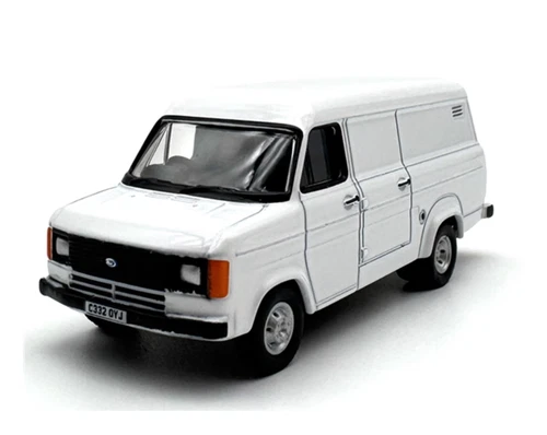 1:76 White Transit MK2 Delivery Van Camper Sports Model Diecast Metal Car