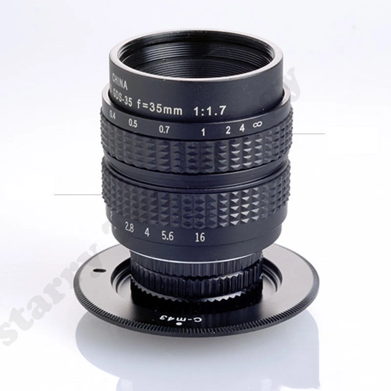 Fujian 35mm f/1.7 CCTV Cine Lens for for Micro Four Thirds M43/MFT mount Cameras - Image 3 of 4