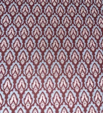 Art Deco Mauve, Light Blue & Light Pink Scallop Design Wallpaper VG737