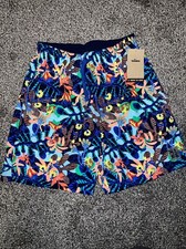 Nike Floral Hawaiian Swim Trunks Men s Sz S Brand New