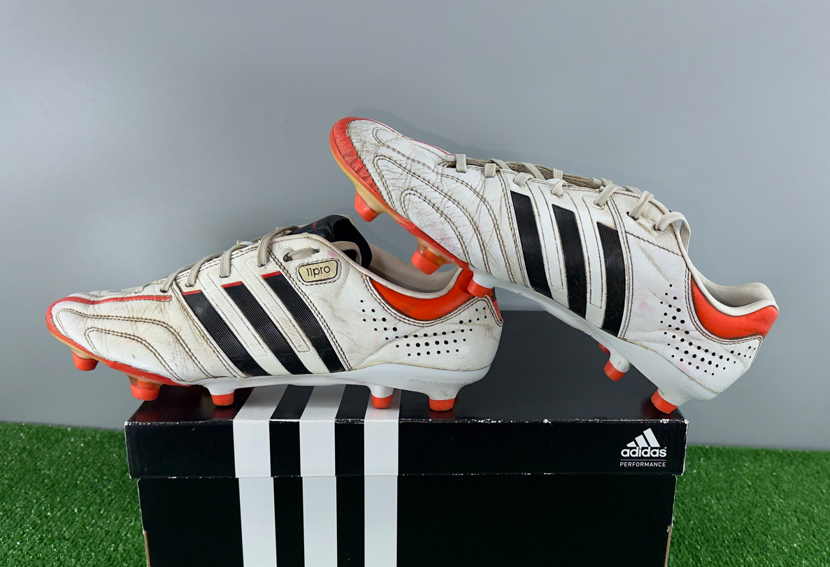 Adidas AdiPure 11Pro FG Elite US9.5 UK9 White boots Cleats mens