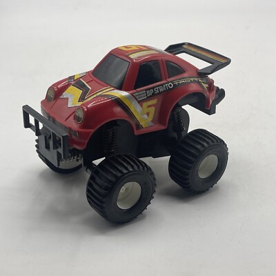 TT Takatoku Porsche Police 1980 - Voiture Friction Métal 27,5 Cm - Boîte D'origine