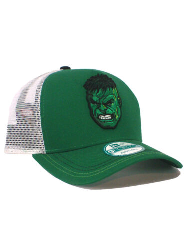 New Era Incredible Hulk 9forty Adjustable Hat Marvel Comics Heroes Green NWT - Afbeelding 1 van 6