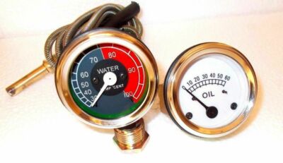 Massey 135, TE20, TEA20,TED20,TEF20,TEO20,TO30,TO35,F40,MH50 Temp + Oil Pr Gauge