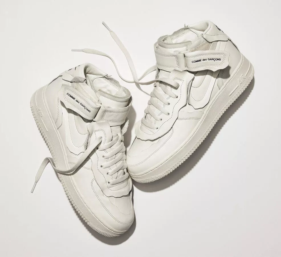 Nike Louis Vuitton x Air Force 1 Mid 'Triple White' | Men's Size 6.5