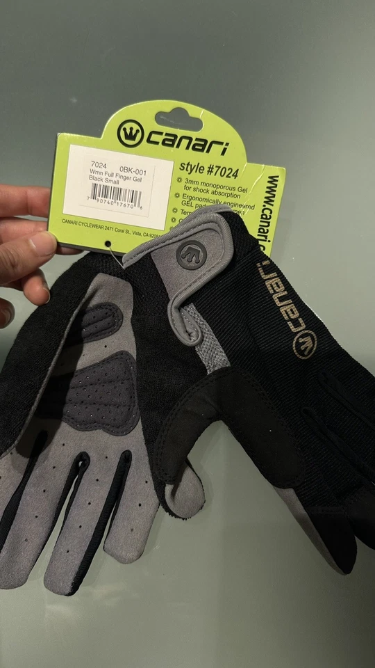 Canari 女士凝胶 xtreme 骑行手套。 小号 (XS) — 第 4/4 张图片