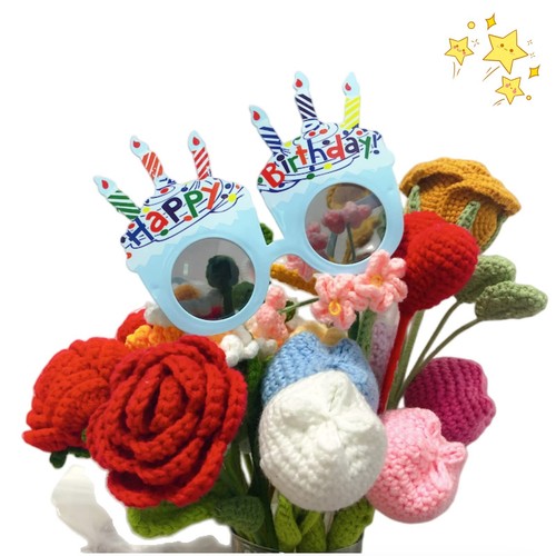 6Pcs Birthday Eyewear, Multi Style Creative Glasses Happy Birthday Sunglasses... - Picture 7 of 7
