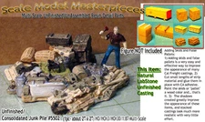 Junk Pile-Tools-Tanks Alley/Scrap Pile HO Scale Model Masterpieces/Yorke *NEW*