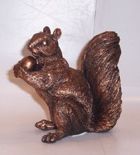 Juliana Squirrel resin bronzed finish