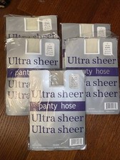 One Size Ultra Sheer Panty Hose Off White 701 Lot Of 5