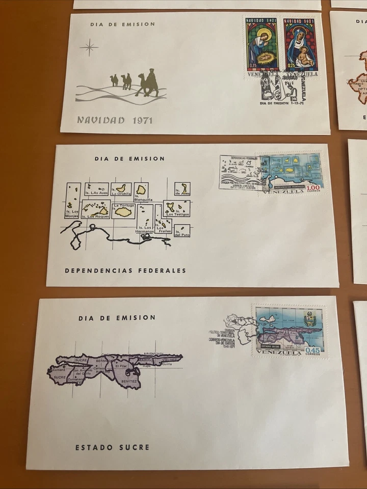 VENEZUELA 1971 First Day 13 Covers, XF Condition, See Photos - Image 3 of 4