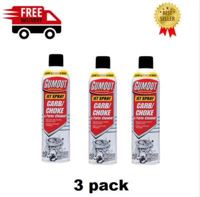 #ad #ad 3 Pack Gumout Carb And Choke Carburetor Cleaner Clean Metal Engine Parts Spray $16.49