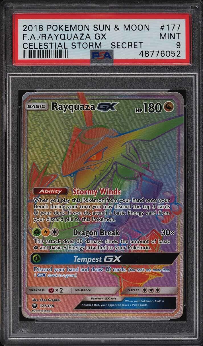 Rayquaza GX - PSA Graded Pokemon Cards - Pokemon