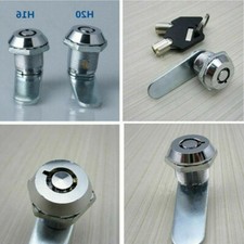 Safe Cam Cylinder Locks Tool Box Table File Drawer Desk Locker Set With 2 Keys