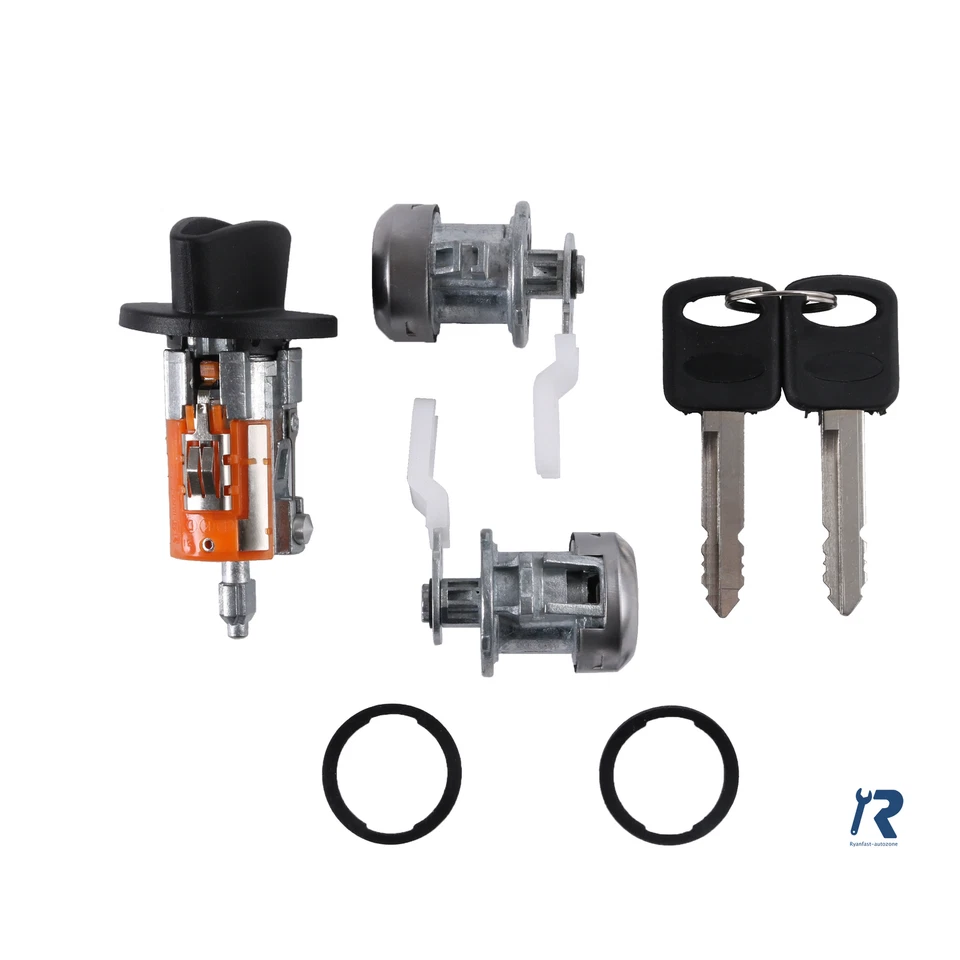 Cilindro de bloqueo de interruptor de encendido (2 llaves) apto para Lincoln Ford LC6177 DL5885 597638 Foto 3 de 4