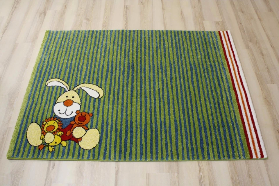 Kinderteppich Spielteppich Sigikid SK-0527-02 Semmel Bunny 160x225 cm grün