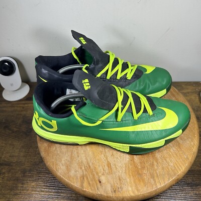 Nike KD 6 VI iDs Nike ID Rare Grinch Shoe Sneakers Men's Size 14 627964-991