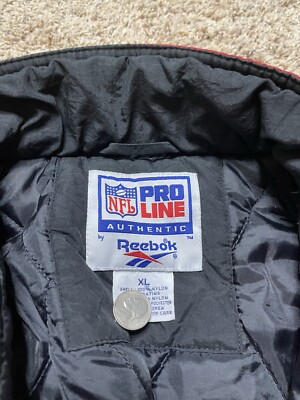 Vintage 90's San Francisco 49ers Reebok NFL Pro Line Jacket Size