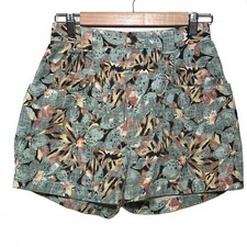 Bonjour vintage floral high rise shorts size 7/8