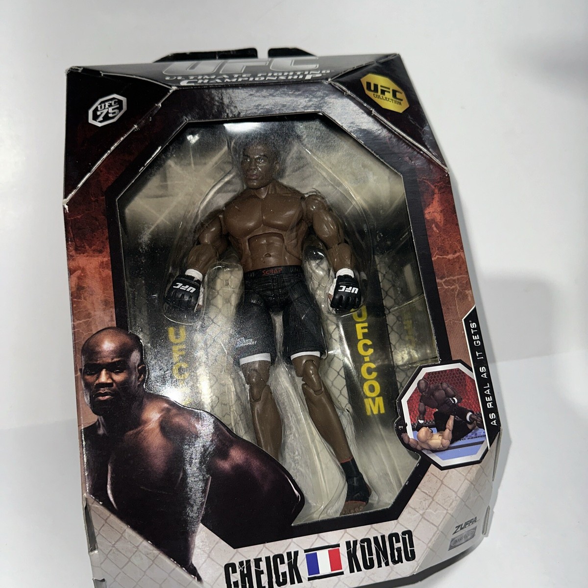 UFC Jakks Pacific Deluxe Series 1 Cheick Kongo 75 Rare MOC Zuffa