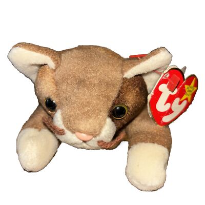 Ty Beanie Babies, Pounce The Cat 8/28/97 With Tag