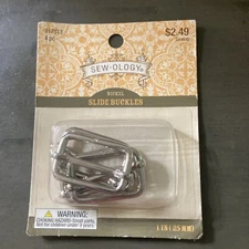 Adjustable Slide Buckles, for straps, And Bags. Sew Ology 4 Pc