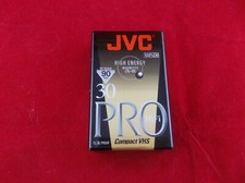 JVC PRO HiFi High Energy Magnetite TC-30 Blank Recordable VHS-C Cassette