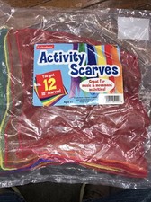Lakeshore Activity Scarves 12 Piece Set NIB Ages 2 