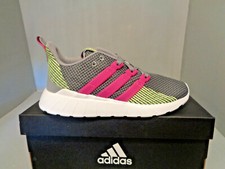 Womens Adidas Gray  Pink Questar Flow Sneaker NIB NEW sizes Ready for Summer
