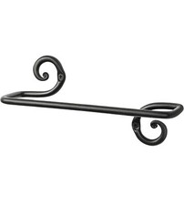 Matte Black Hand Towel Holder for Bathroom, Home, Office, Wall Mounted Rack Fits