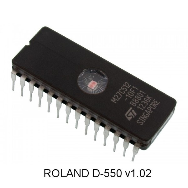 Roland D550 Version 1.02 software update OS EPROM FIRMWARE Synth D-550 upgrade
