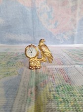 Ornamentale goldfarbene Adler Quarzuhr