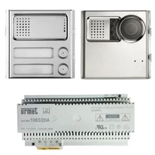 Urmet Kit  videocitofono base impianto 2Voice sinthesi Steel 1783/705