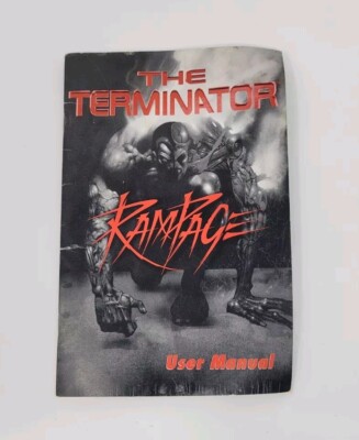 The Terminator Rampage 1993 PC Bethesda Softworks User Manual Only Rare