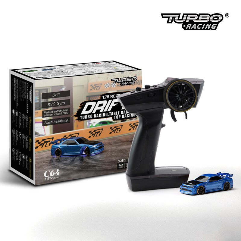 1/16スケールフルファンクションラジオコントロールカー Turbo Racing C64 1:76 Drift Car - BLUE | eBay